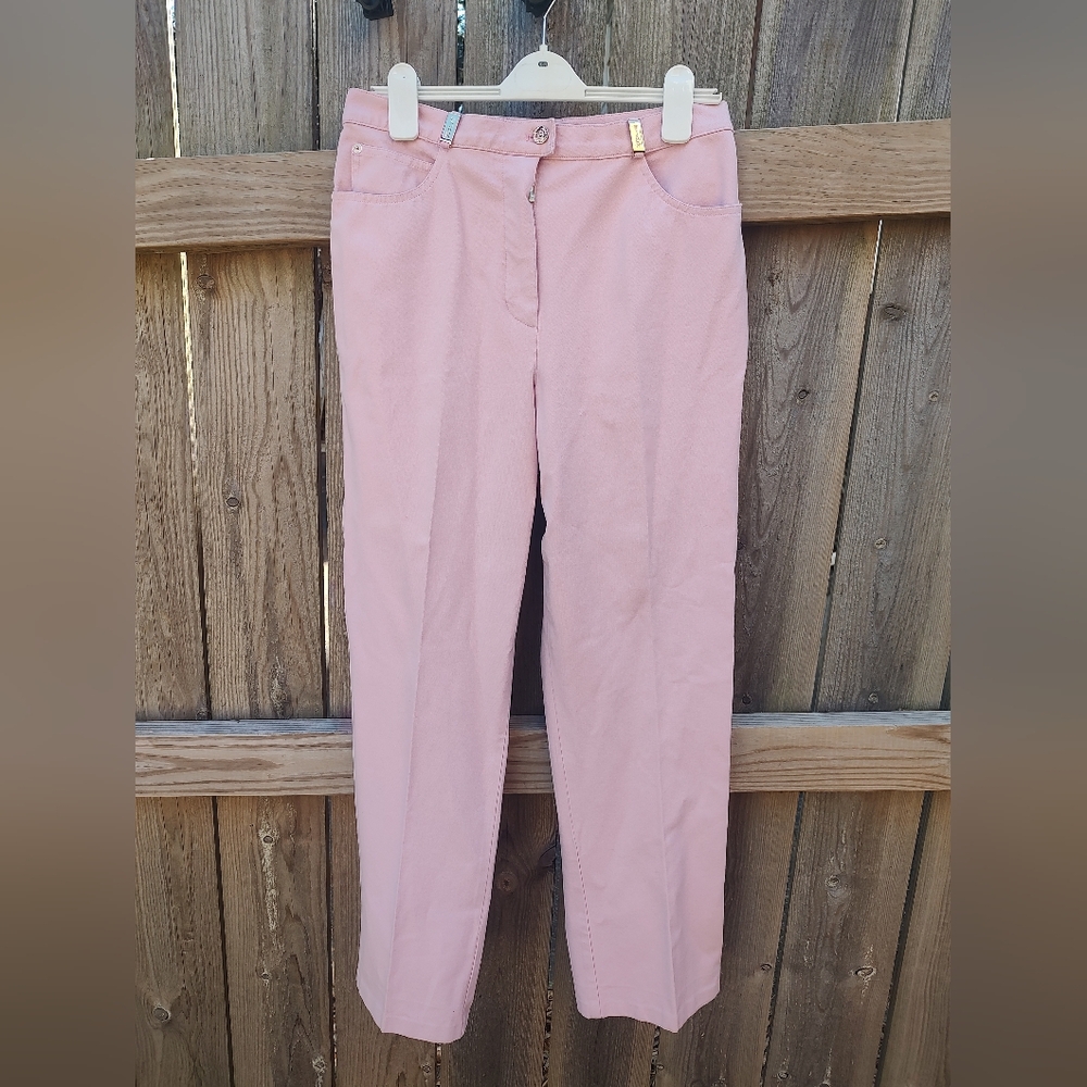 🏵️ St John By Marie Grey Vintage Pink Ankle Pants